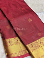 Load image into Gallery viewer, Mini Motifs x Semi Soft Silk Saree - Maroon
