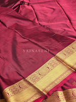 Load image into Gallery viewer, Mini Motifs x Semi Soft Silk Saree - Maroon
