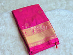 Load image into Gallery viewer, Mini Motifs x Semi Soft Silk Saree - Magenta
