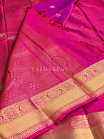 Load image into Gallery viewer, Mini Motifs x Semi Soft Silk Saree - Magenta
