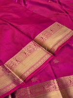 Load image into Gallery viewer, Mini Motifs x Semi Soft Silk Saree - Magenta
