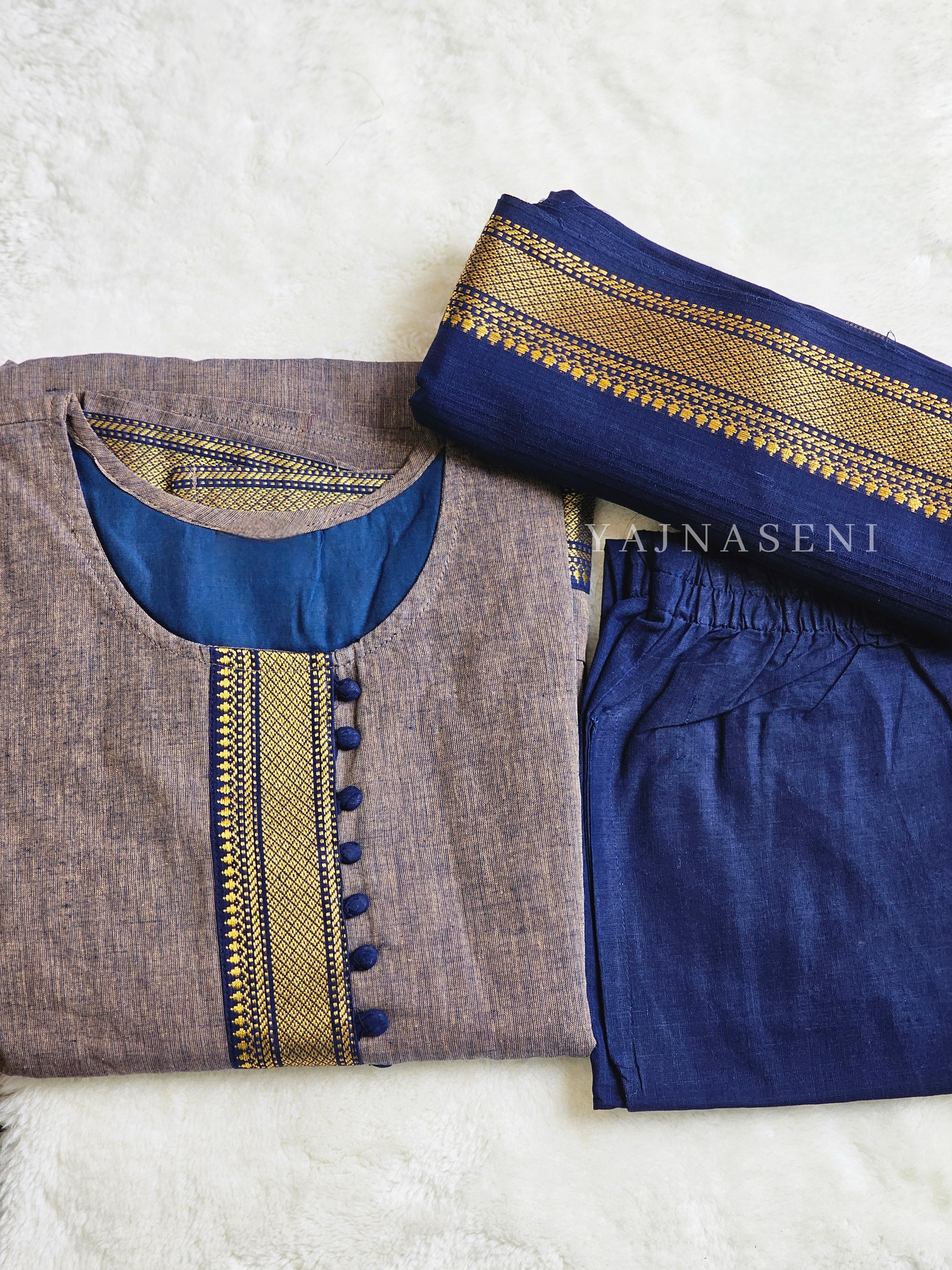 VENBA [XL / 42] - Straight cut kurta set