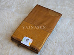 Load image into Gallery viewer, Semi Soft Silk Gold Zari Saree - Brown
