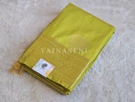 Load image into Gallery viewer, Semi Soft Silk Gold Zari Saree - Chartreuse Green
