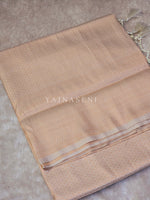 Load image into Gallery viewer, Kubera Pattu x Copper Zari Saree - Ivory
