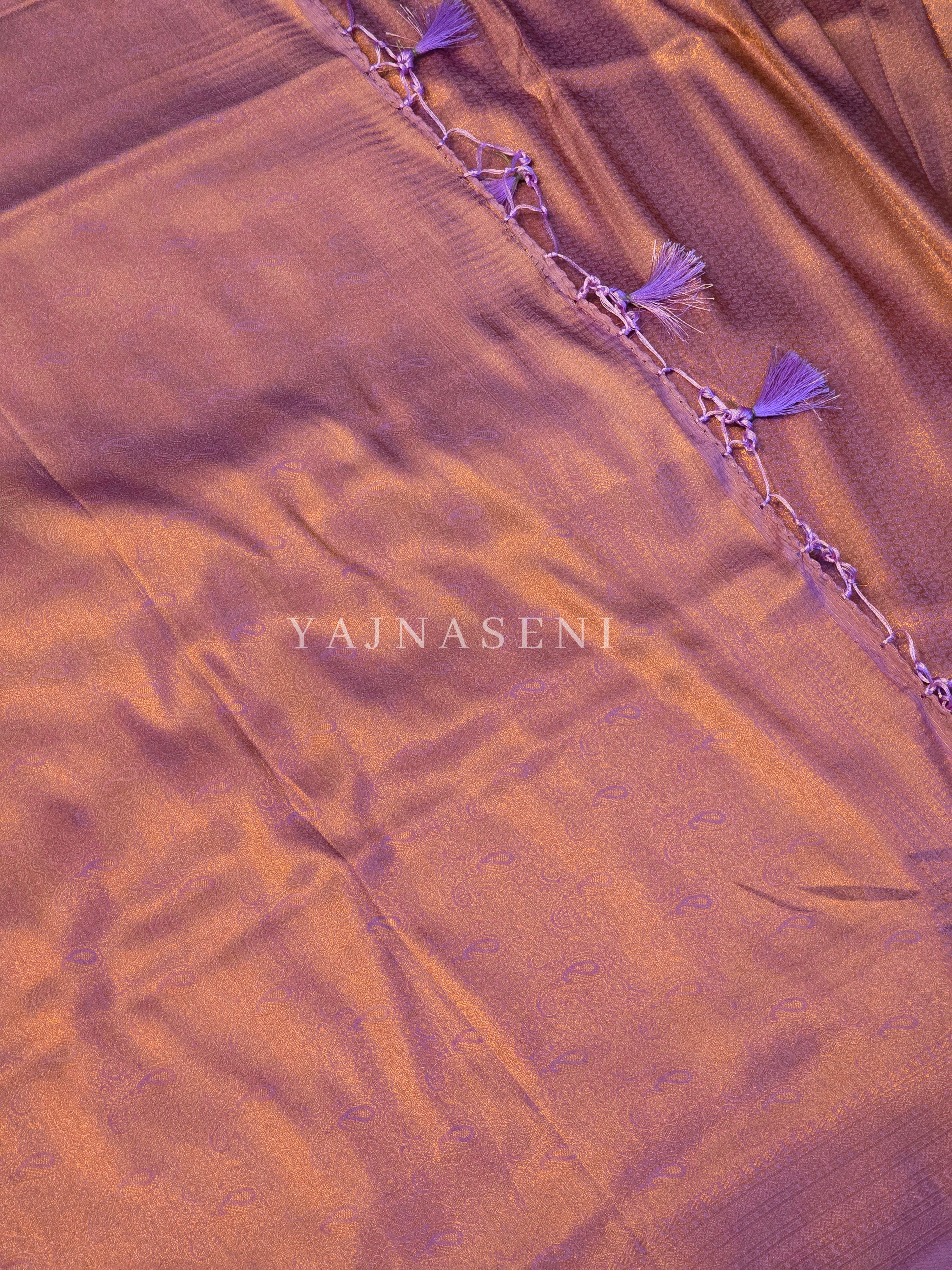 Kubera Pattu Saree - Periwinkle