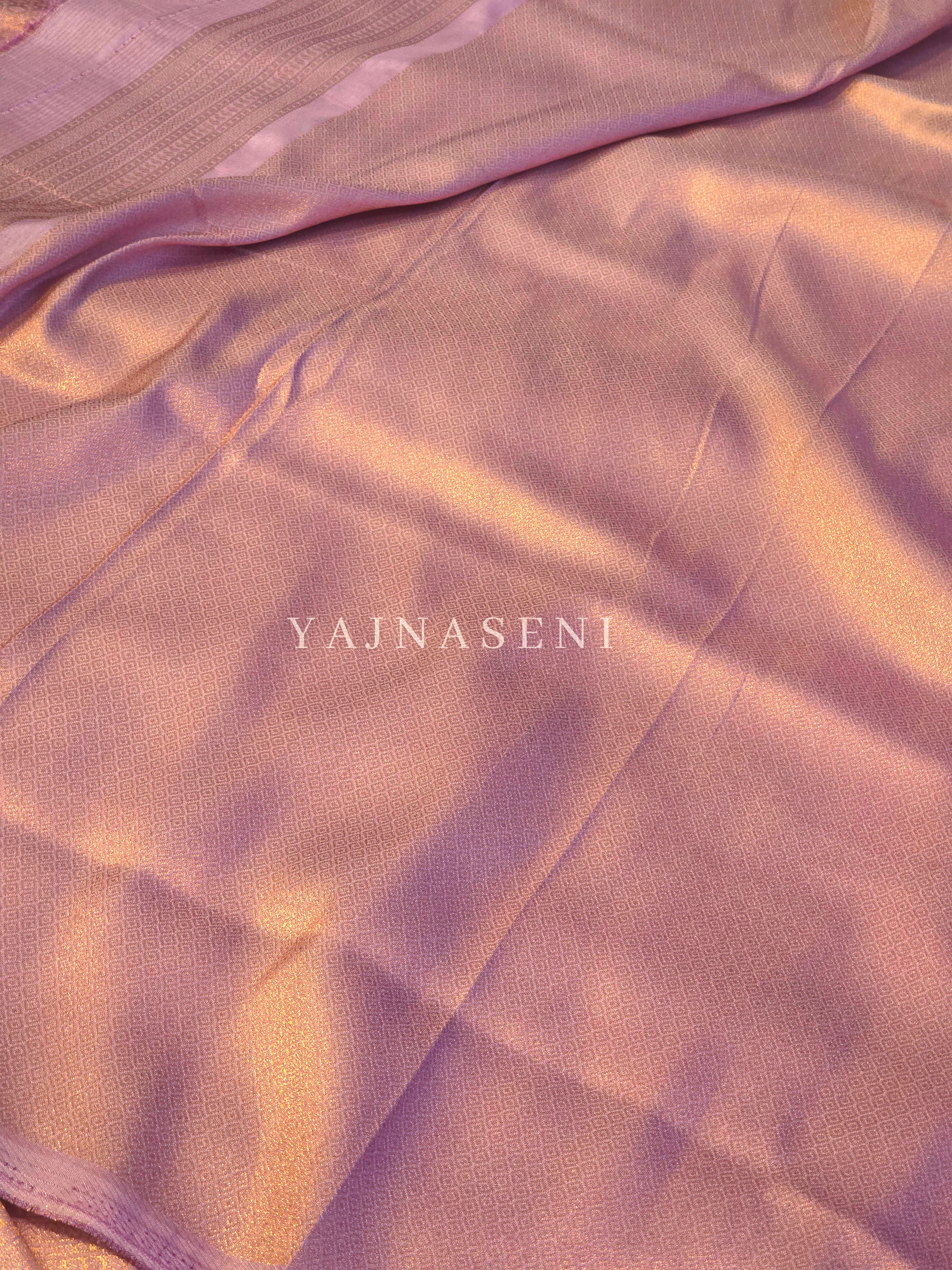 Kubera Pattu Saree - Periwinkle