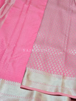 Load image into Gallery viewer, Semi Silk Saree x Embossed Designs - Pink
