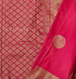 Load image into Gallery viewer, Semi Soft Silk Gold Zari Saree - Red
