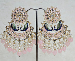 GANIKA earrings (Pastel Pink)