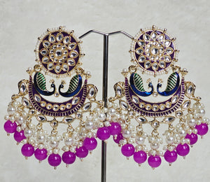 GANIKA earrings (Purple)