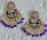 Load image into Gallery viewer, GANIKA earrings (Violet)
