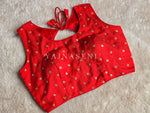 Load image into Gallery viewer, Red : Readymade blouse [ISHANI]
