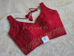 Load image into Gallery viewer, Deep Red : Readymade blouse [MIRA]
