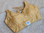 Load image into Gallery viewer, Light Gold : Readymade blouse [MIRA]
