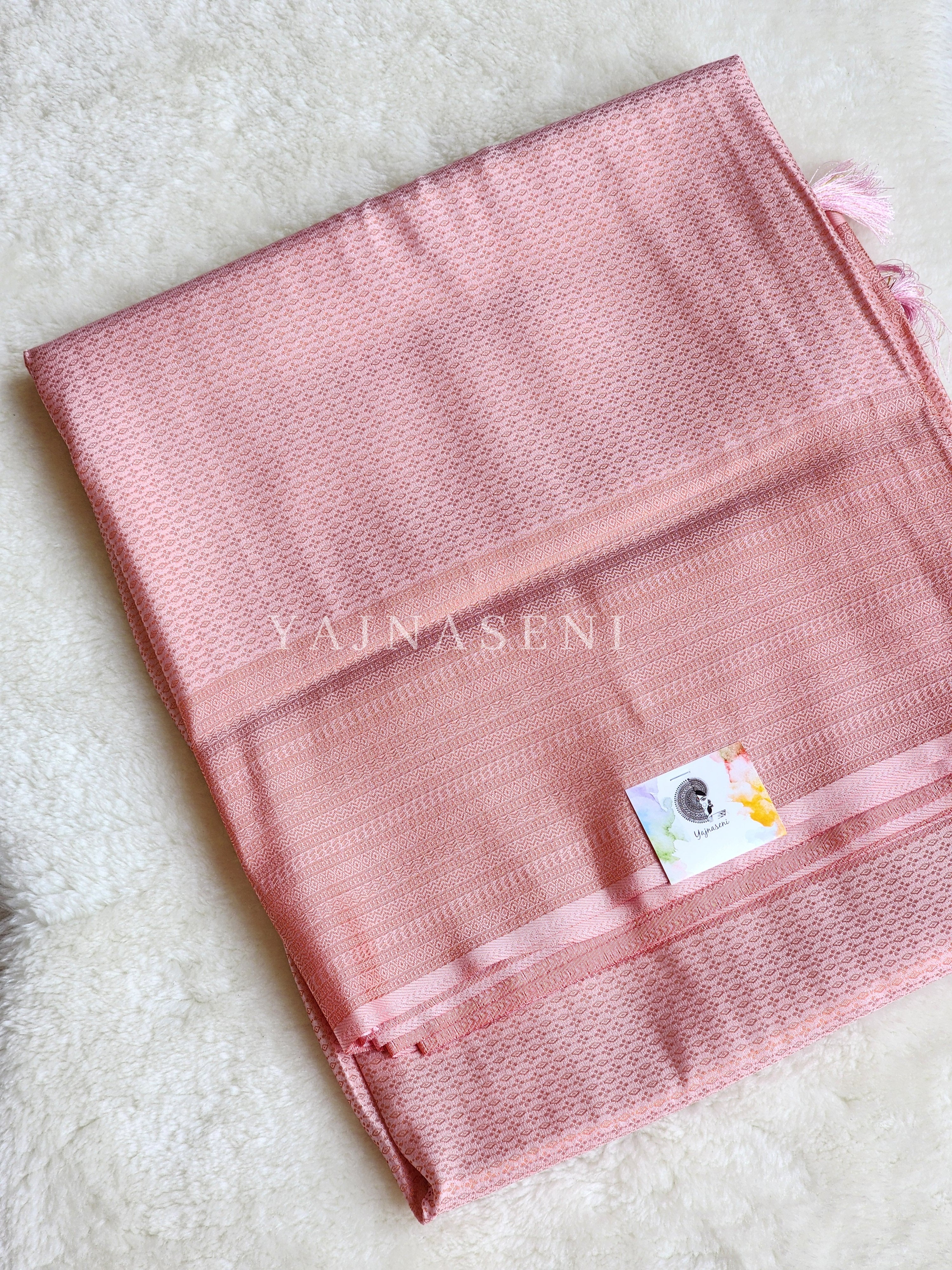 Kubera Pattu Saree - Baby Pink
