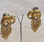 Load image into Gallery viewer, UVAA earrings (Gold Beads)
