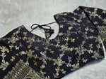 Load image into Gallery viewer, Black: Readymade blouse [HANIYA]
