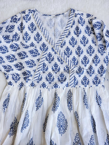SAJNA [XL / 42] - Angrakha Block Print Kurti Set
