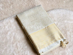 Load image into Gallery viewer, Semi Silk x Tissue Zari Saree : Ivory
