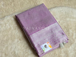 Load image into Gallery viewer, Semi Silk x Tissue Silver Zari Saree : Purple
