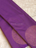 Load image into Gallery viewer, Soft Silk Borderless Mandala Saree - Purple
