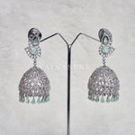 Load image into Gallery viewer, AFZANA jhumkas (Mint)

