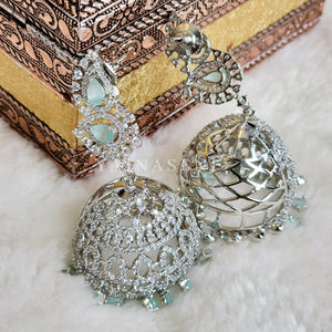 AFZANA jhumkas (Mint)