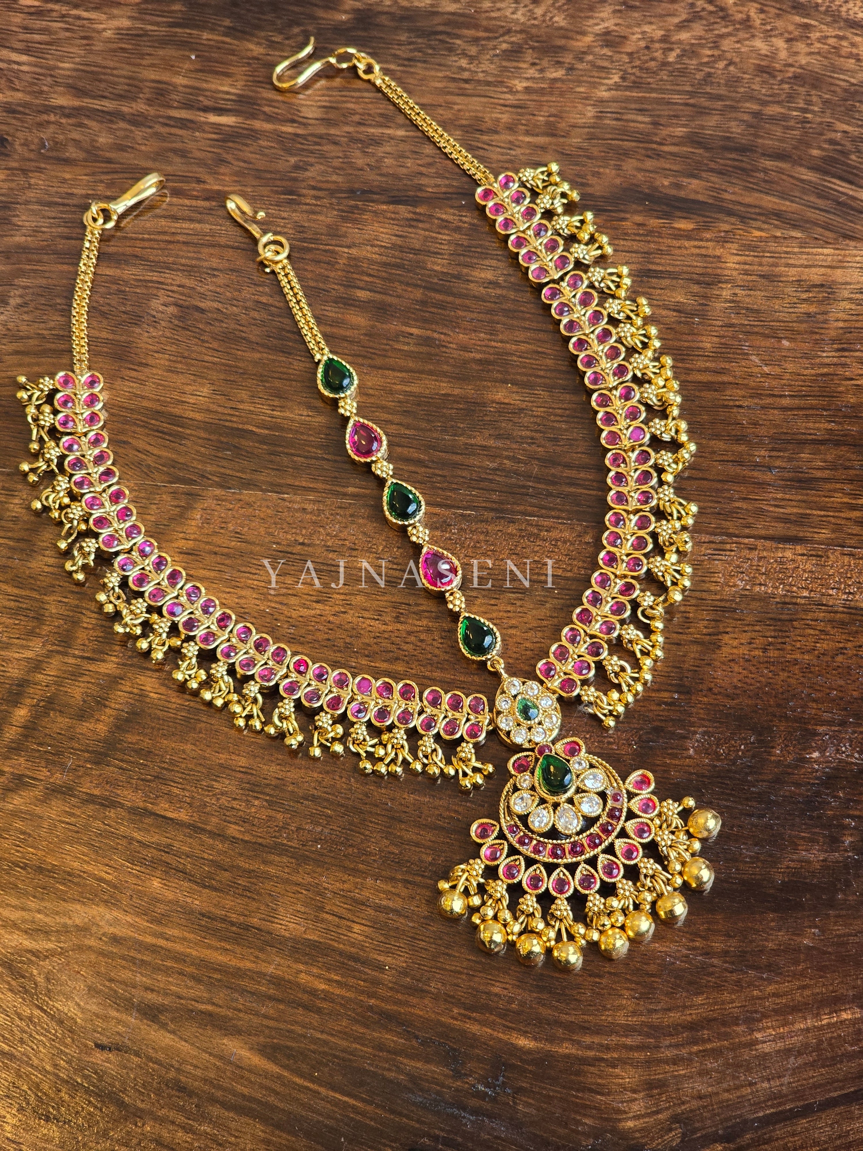 Mathapatti - BRINDHA (Gold Beads)