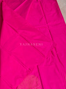 Soft Silk Borderless Mandala Saree - Sweet Pink