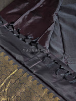Load image into Gallery viewer, Soft Silk Borderless Mandala Saree - Dark Oak
