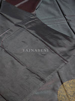 Load image into Gallery viewer, Soft Silk Borderless Mandala Saree - Dark Oak
