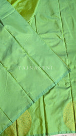 Load image into Gallery viewer, Soft Silk Borderless Mandala Saree - Lime
