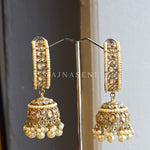 Load image into Gallery viewer, NIKITHA Jhumkas (Champagne)
