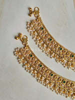 Load image into Gallery viewer, Anklet - ANJANAA (Green x White)
