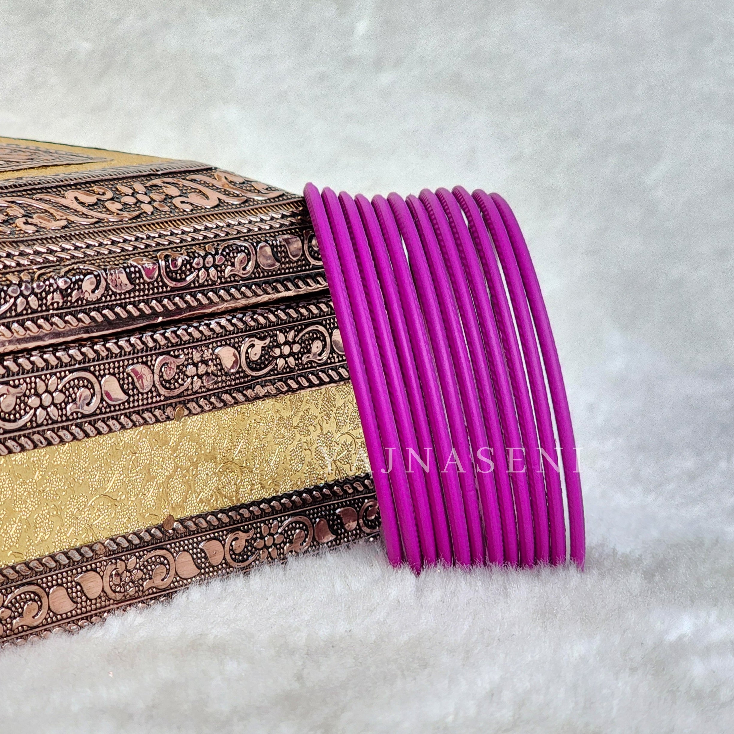 Matte Bangles - Berry