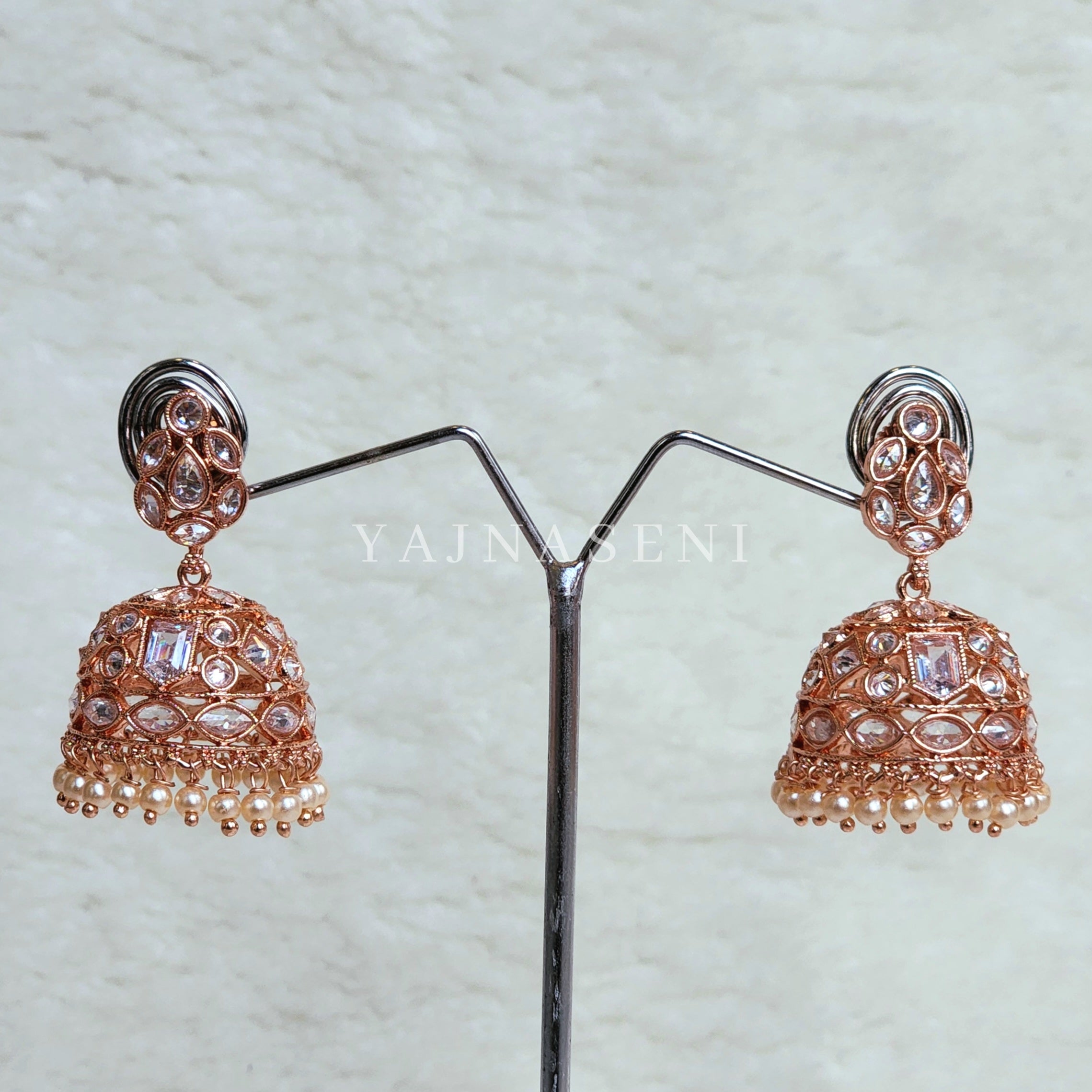 DRISHA earrings (Rosegold)