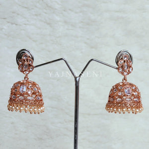 DRISHA earrings (Rosegold)