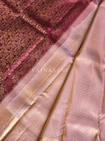 Load image into Gallery viewer, WILD ROSE WEAVE - Pure Kanjivaram Silk Saree with Gold Zari
