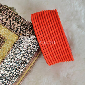 Matte Bangles - Dark Orange
