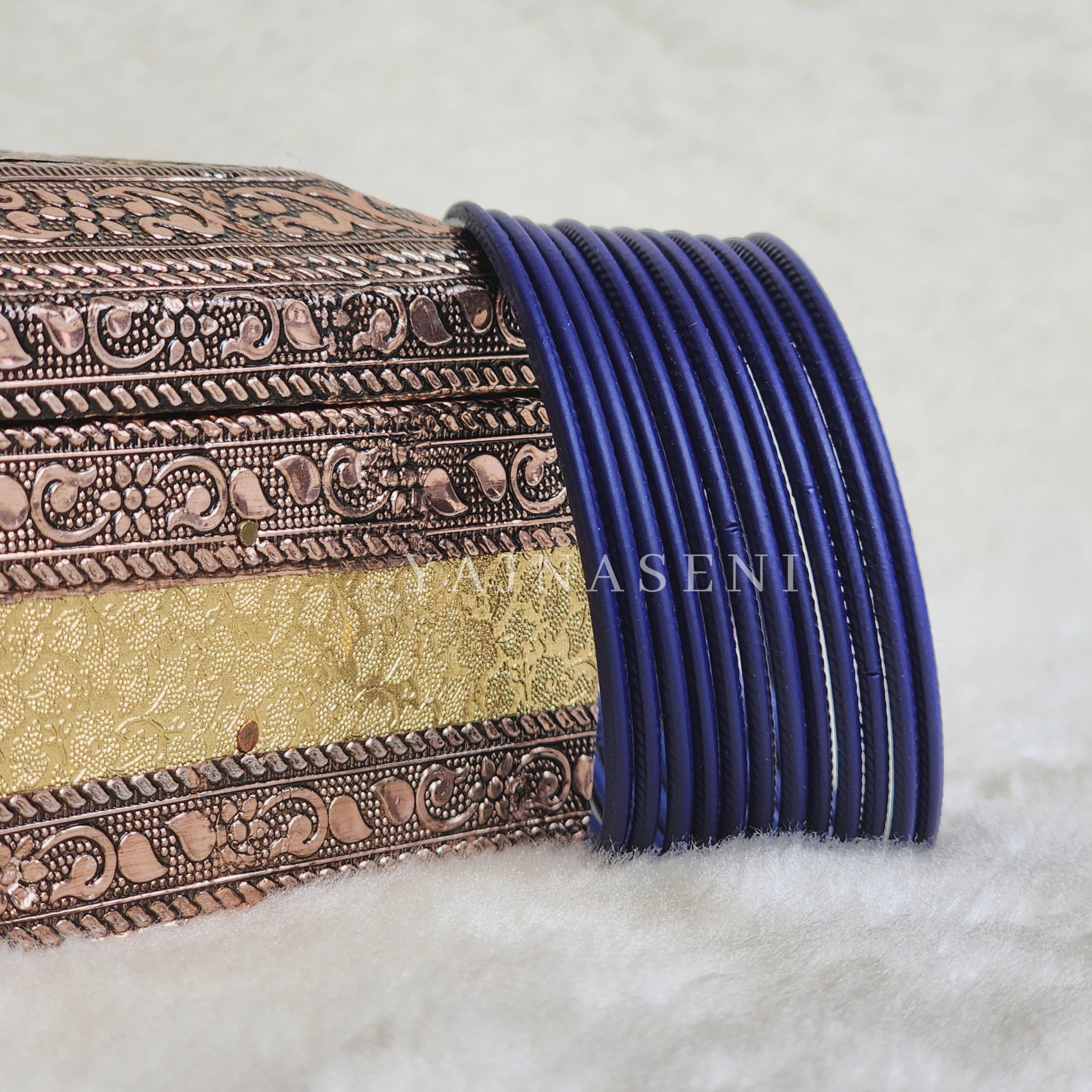 Matte Bangles - Navy Blue