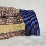 Load image into Gallery viewer, Matte Bangles - Navy Blue
