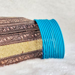 Load image into Gallery viewer, Matte Bangles - Capri Blue
