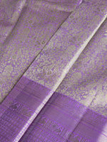 Load image into Gallery viewer, DREAMSHADE DRAPE - Pure Kanjivaram Silk Saree with Light Gold Zari
