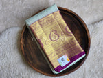 Load image into Gallery viewer, BREEZY BERRY - Pure Kanjivaram Silk Saree with Gold and Light Gold Zari
