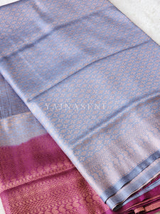 Kubera Pattu - Ash Purple x Plum