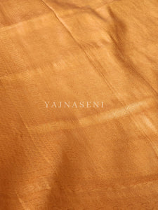 Kubera Pattu Saree - Dark Mustard
