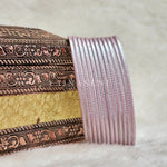 Load image into Gallery viewer, Solid Colour Metallic Bangles - Light Pink
