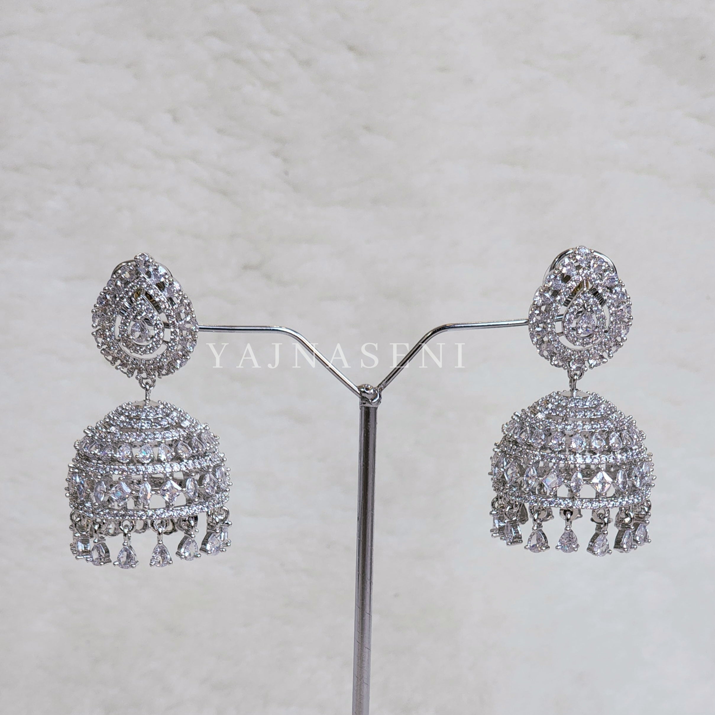 NIHARIKA jhumkas (Silver)