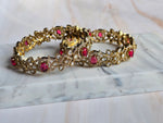 Load image into Gallery viewer, ANAMIKA - pair of bangles (Ruby)
